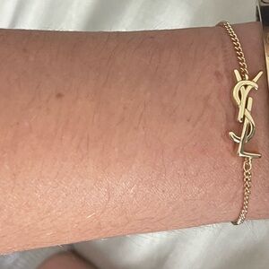 Gold YSL bracelet
